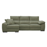 SOFÁ CHAISE LONGUE "BEIRUT" | ALLEGRA VERDE | IZQ - Muebles San Andres