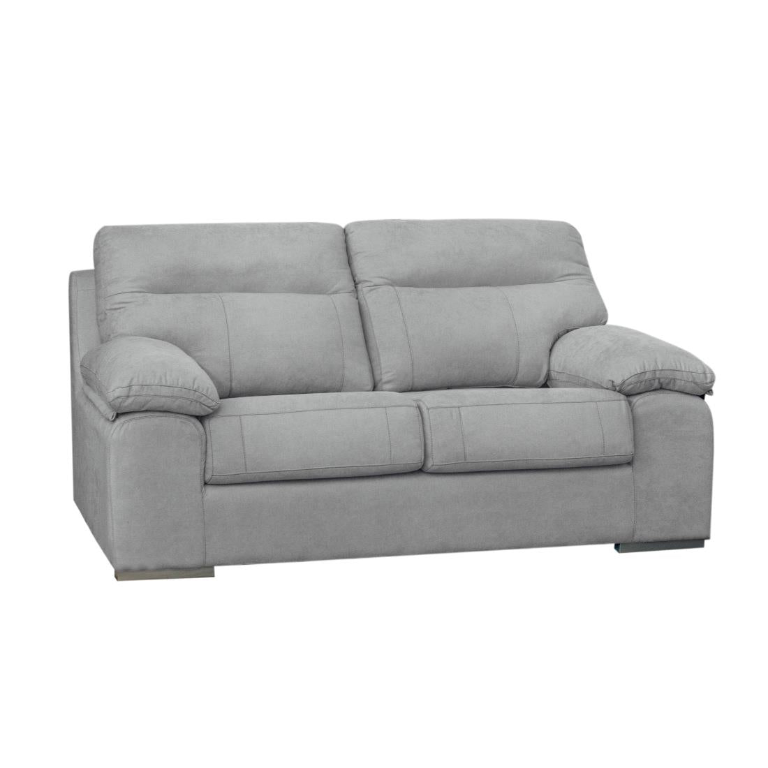 SOFÁ 2 PLAZAS "BRAGA" | PLATA - Muebles San Andres