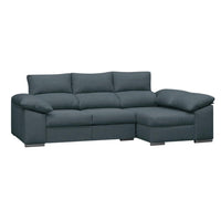 SOFÁ CHAISE LONGUE 3 PLAZAS "CIMA" | AZUL | DER - Muebles San Andres