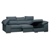 SOFÁ CHAISE LONGUE 3 PLAZAS "CIMA" | AZUL | DER - Muebles San Andres