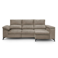 SOFÁ CHAISE LONGUE "DANTE" | VISON | DERECHO - Muebles San Andres