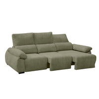 SOFÁ 4 PLAZAS "DELHI" | VERDE - Muebles San Andres