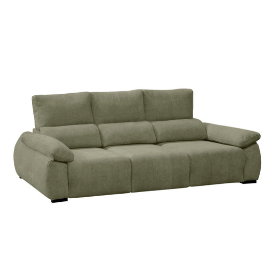 SOFÁ 4 PLAZAS "DELHI" | VERDE - Muebles San Andres