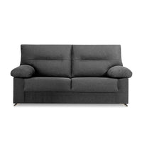 SOFÁ 2 PLAZAS "NINFA" | GRIS OSCURO - Muebles San Andres