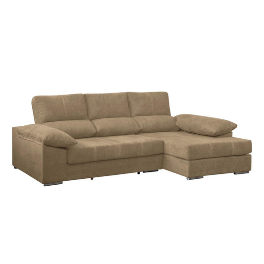 SOFÁ CAMA CHAISE LONGUE "SAMUEL" | CAFÉ | DERECHO - Muebles San Andres
