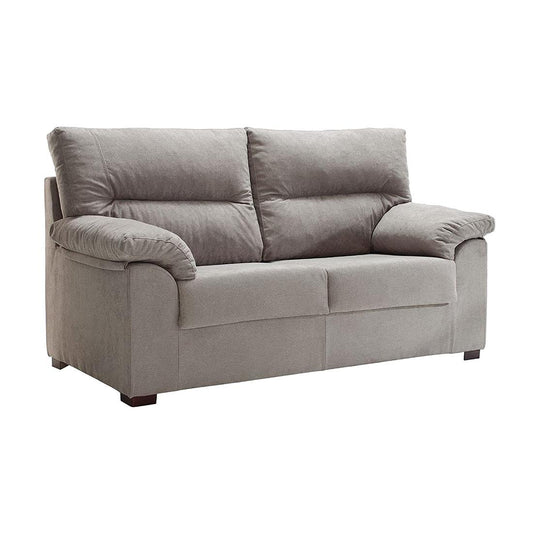 SOFÁ 3 PLAZAS "TESLA" | GRIS CLARO - Muebles San Andres
