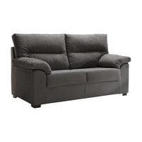 SOFÁ 3 PLAZAS "TESLA" | GRIS OSCURO - Muebles San Andres