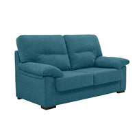 SOFÁ 2 PLAZAS "TESLA" | AZUL - Muebles San Andres