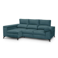 SOFÁ CHAISE LONGUE "DANTE" | VERDE | IZQUIERDO - Muebles San Andres