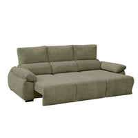 SOFÁ 4 PLAZAS "DELHI" | VERDE - Muebles San Andres